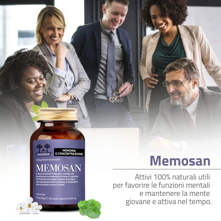 Salugea Memosan Tonico ed energizzante 60 Capsule