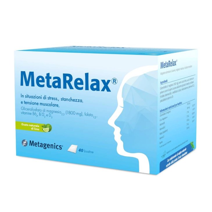 Metagenics Metarelax a Base di Magnesio 40 Bustine