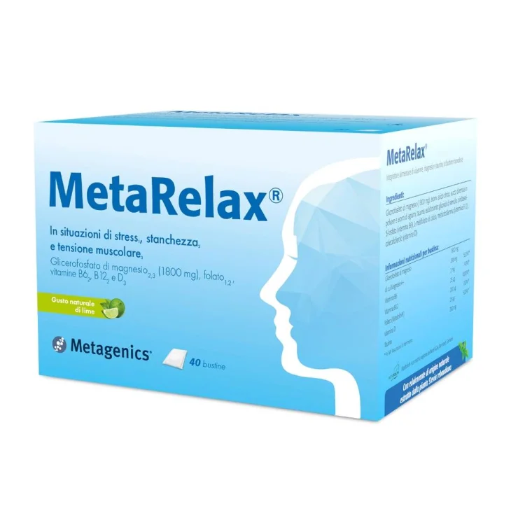 Metagenics Metarelax a Base di Magnesio 40 Bustine