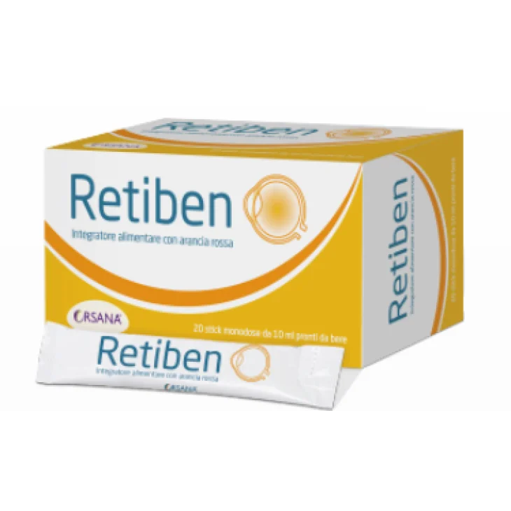 Orsana Retiben Integratore per gli Occhi 20 Stick 10 ml