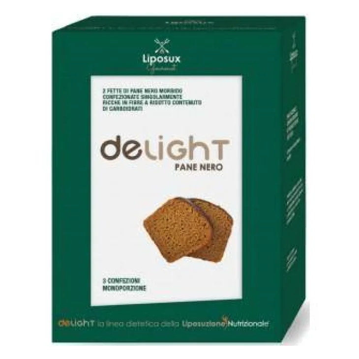 Liposuxten Delight Pane Nero Dietetico 250 gr
