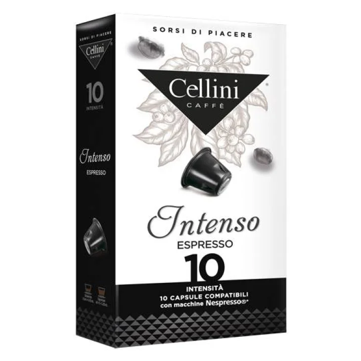 CELLINI FARMA INTENSO INTENSITA' 10 10 CAPSULE CAFFE' 50 G