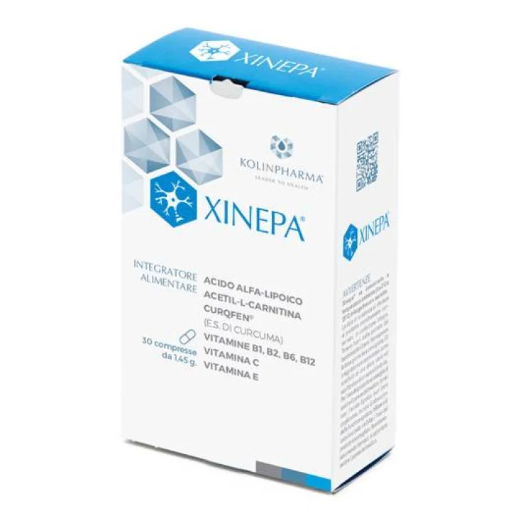 Kolinpharma Xinepa Integratore per benessere del sistema nervoso 30 Compresse