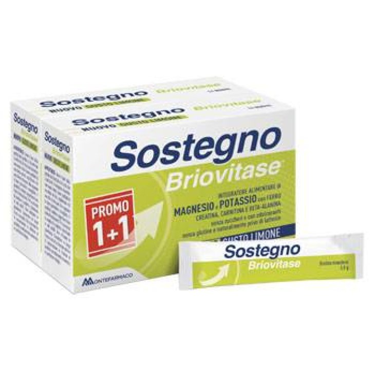 Briovitase Sostegno Limone Integratore Energetico Bipack 14+14 bustine