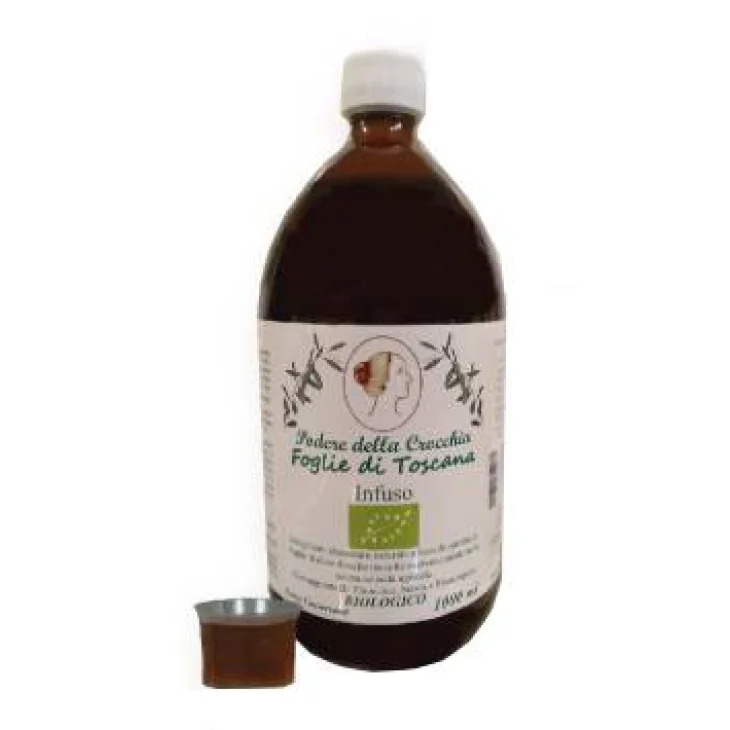 FOGLIE DI TOSCANA INFUSO DEPURATIVO BIO CON FOGLIE DI OLIVOE STEVIA 1 LITRO