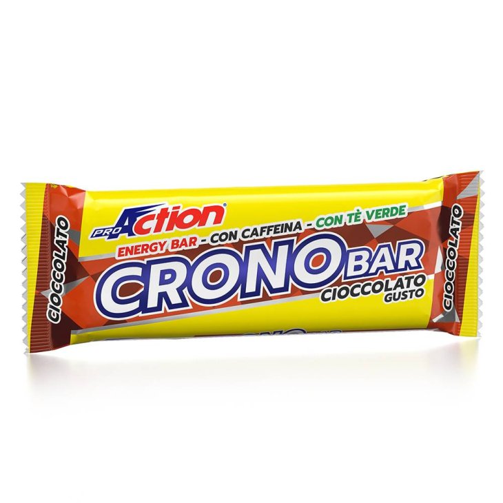 ProAction Crono Bar Barretta Energetica per Sportivi Gusto Cioccolato 40 g