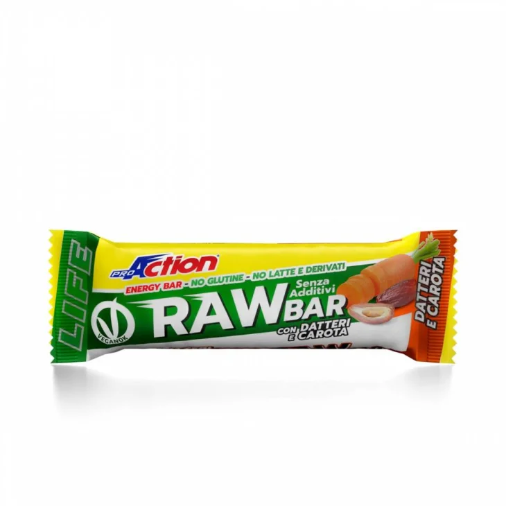 Proaction Life Raw Bar Barretta Energetica Datteri e Carota 30 g