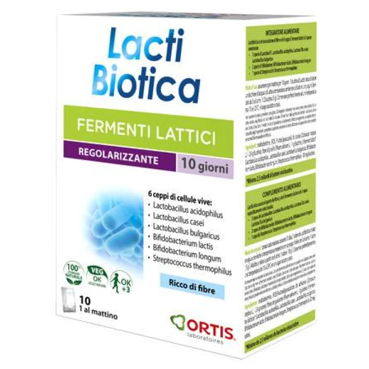 Ortis Lactobiotica Fermenti Lattici 10 bustine