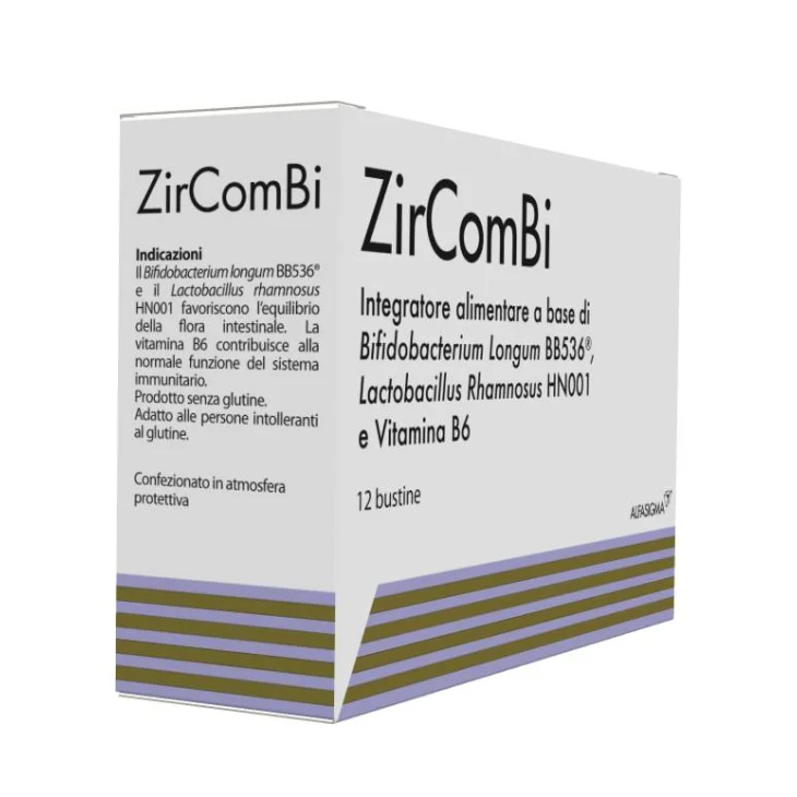 Alfasigma Zircombi Integratore Fermenti Lattici 1,5g 12 Bustine