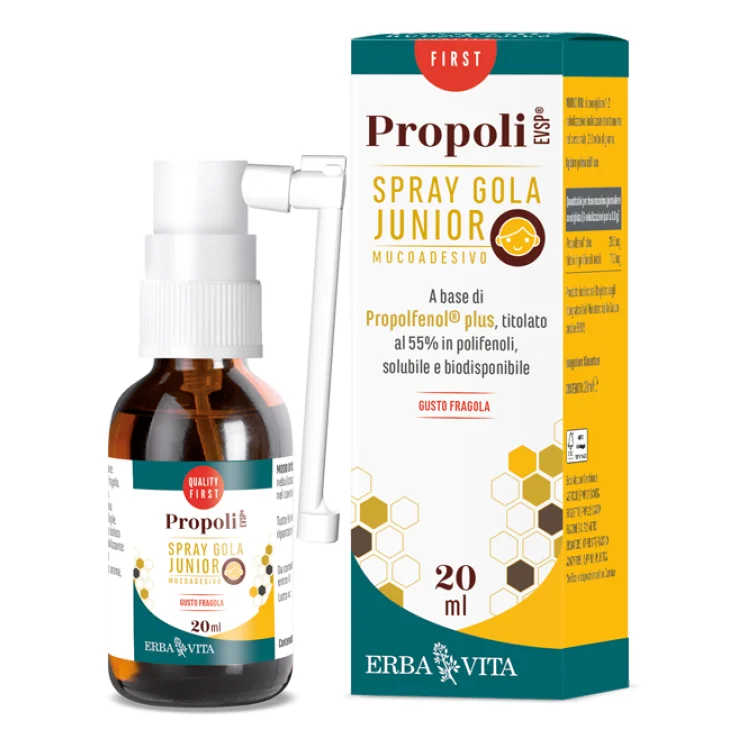 PROPOLI EVSP SPRAY GOLA JUNIOR GUSTO FRAGOLA 20 ML