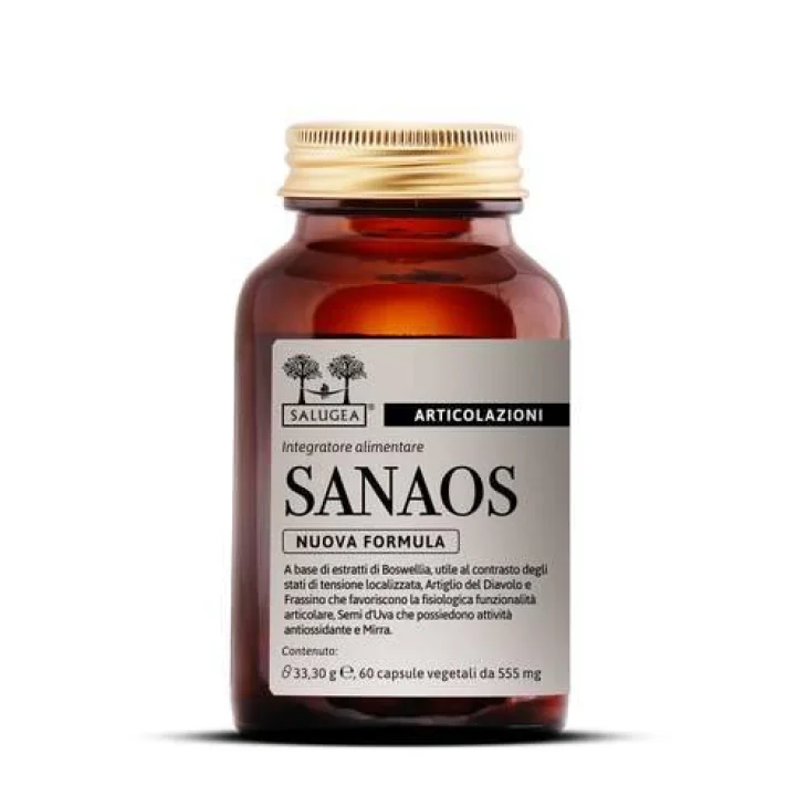 Salugea Sanaos Integratore per Ossa e Articolazioni Nuova Formula 60 capsule