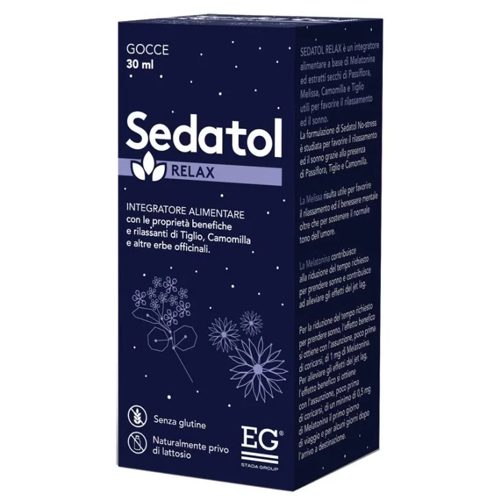 Sedatol Relax Gocce Integratore per il Sonno Flacone 15 ml
