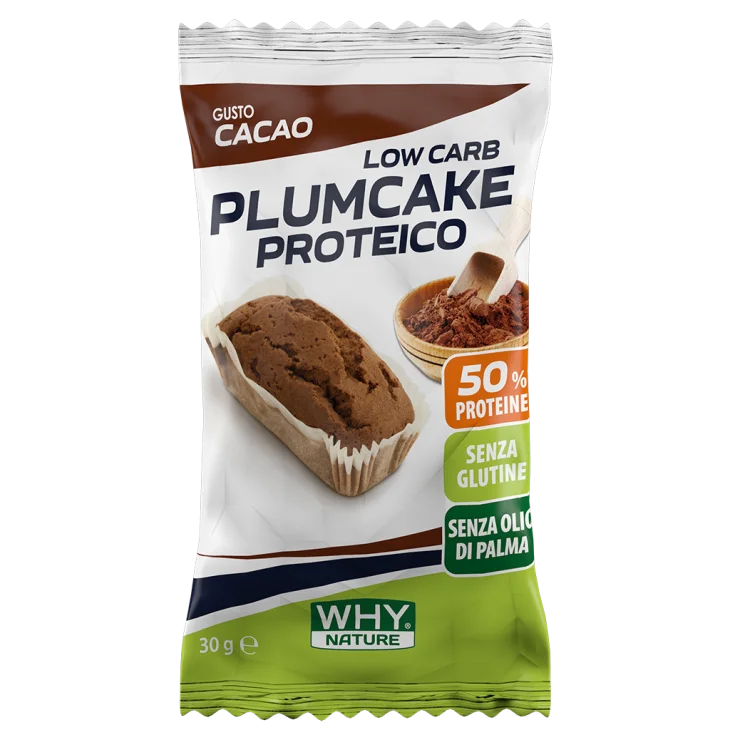 WHYnature Low Carb Plumcake Proteico Cacao 30 g