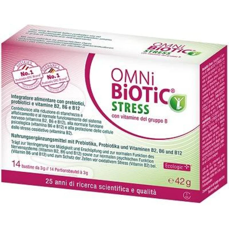 Omni-Biotic Stress Integratore con Vitamine del Gruppo B 14 bustine