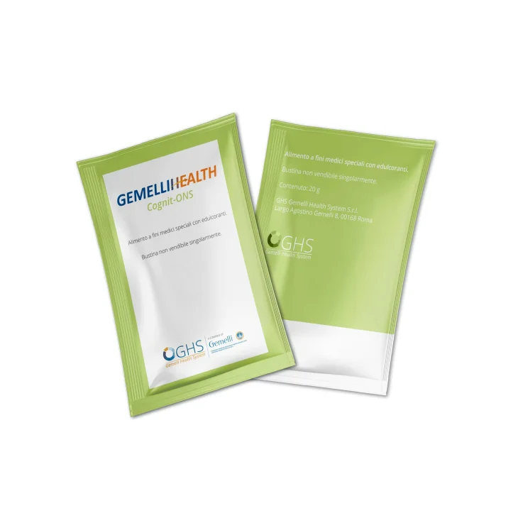 GemelliHealth Cognit-Ons Alimento ai Fini Medici Speciali Gusto Pompelmo Rosa 20 bustine