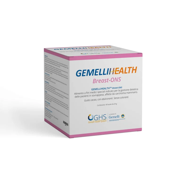 GemelliHealth Breast-Ons Alimento ai Fini Medici Speciali 40 bustine