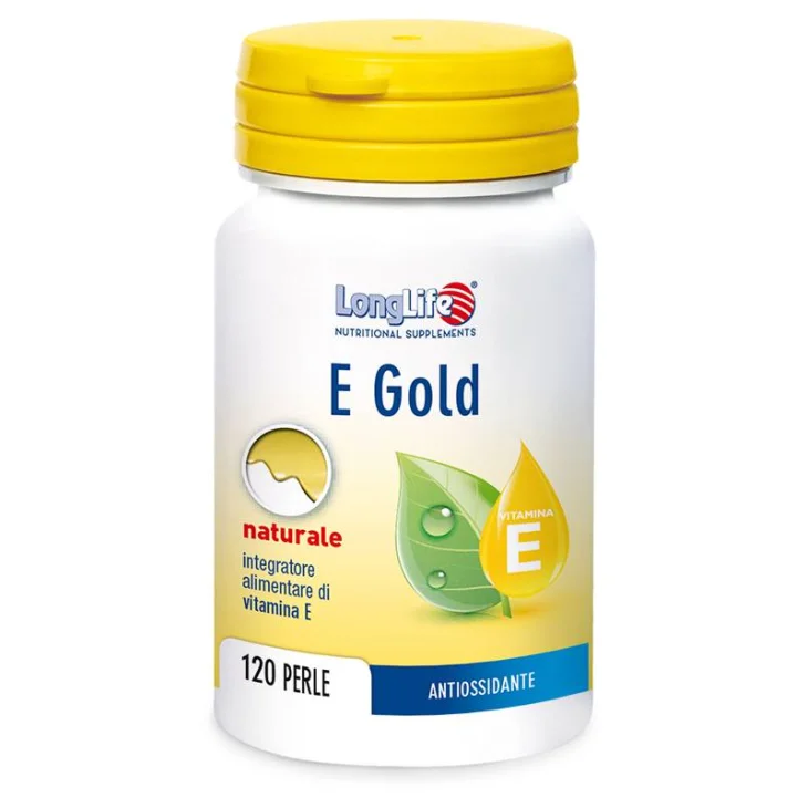Longlife E-gold 90 UI Integratore antiossidante 120 perle