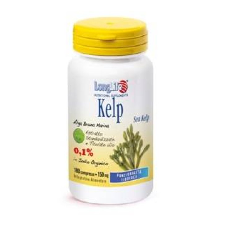 LongLife Kelp 150 mg Integratore per funzione tiroidea 180 Compresse