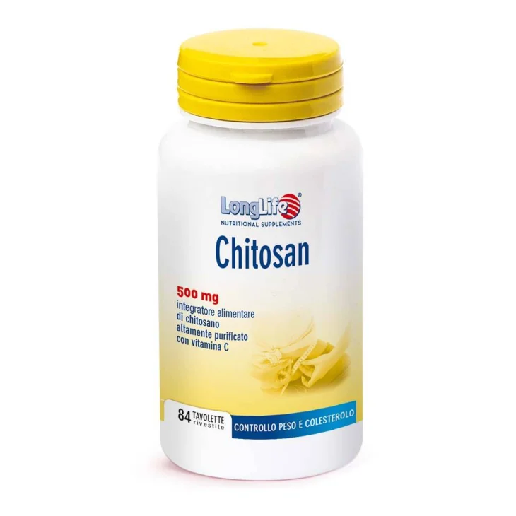Longlife Chitosan Integratore per il Controllo del Peso 84 tavolette