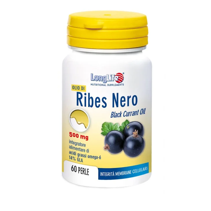 Longlife Olio di Ribes Nero Integratore per la Pelle 60 perle