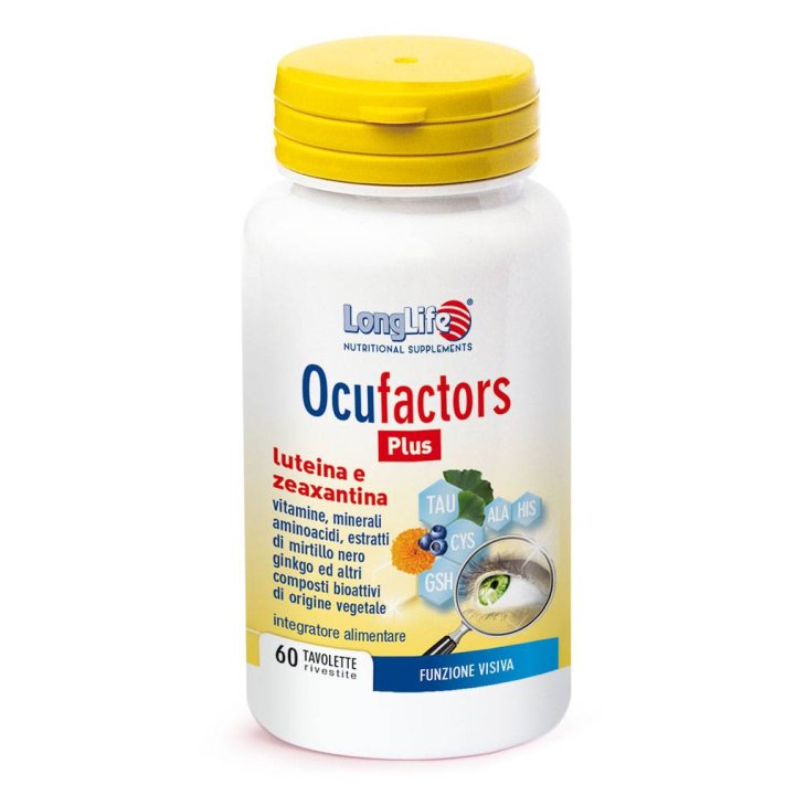 Longlife Ocufactors Plus Integratore Funzionalità Visiva 60 Tavolette