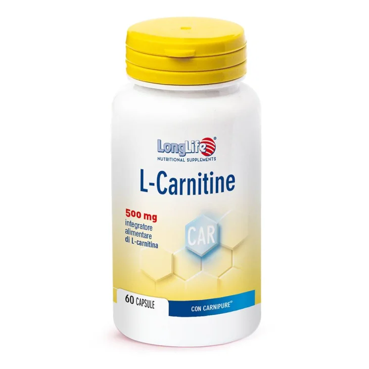 Longlife L-Carnitine Integratore di L-carnitina 60 capsule