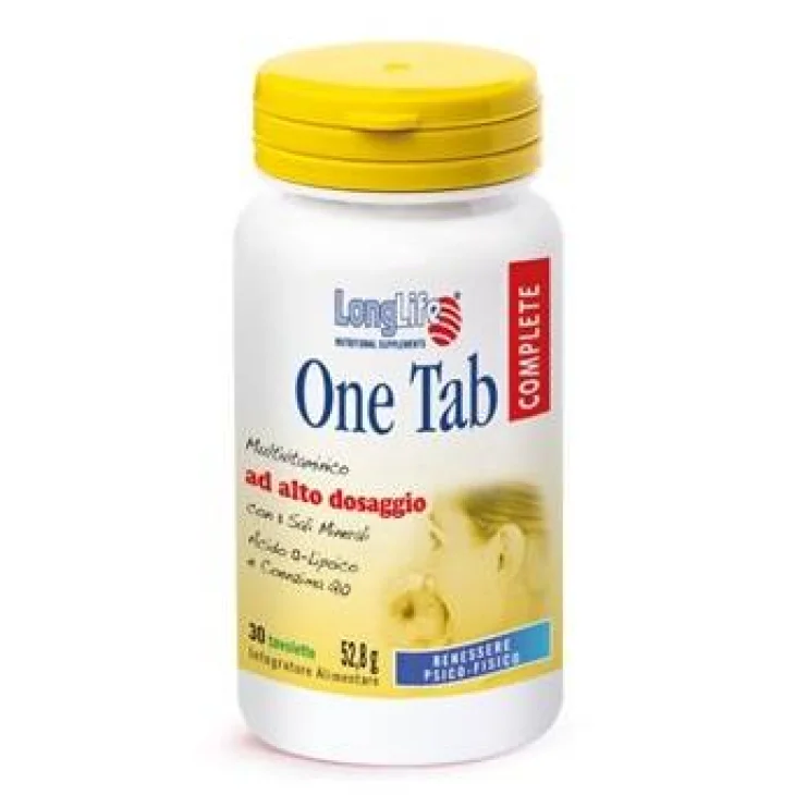 Longlife One Tab Complete 30 Tavolette
