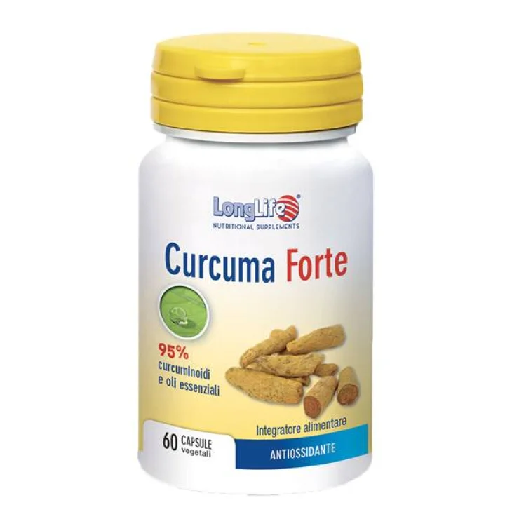 Longlife Curcuma Forte Integratore antiossidante 60 Capsule Vegetali