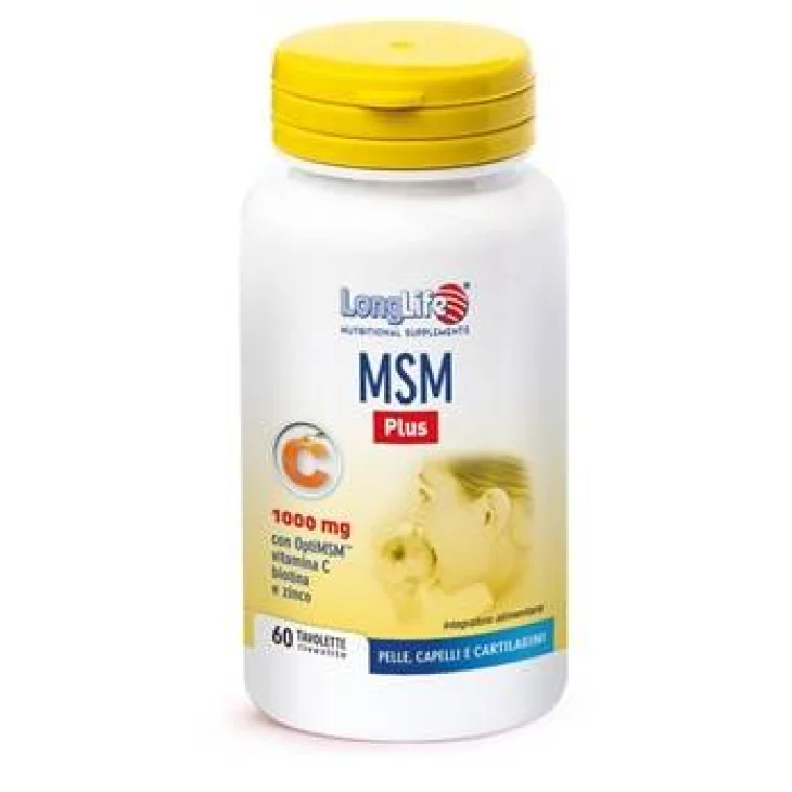 Longlife MSM Plus per il benessere di pelle e cartilagini 60 Tavolette