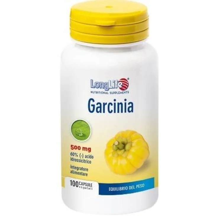 Longlife Garcinia 60% Integratore Equilibrio Corporeo 100 capsule