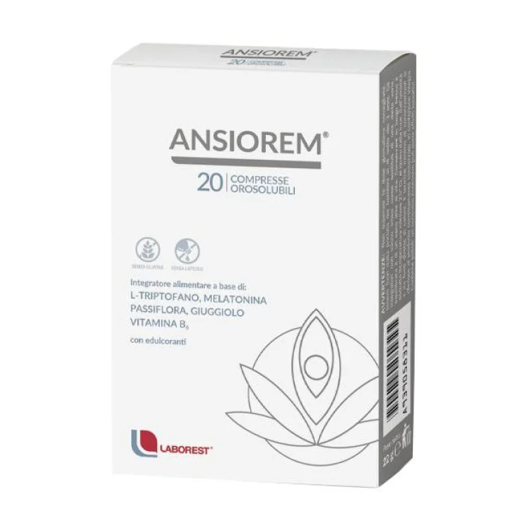 Laborest Ansiorem Integratore per il sonno 20 Compresse