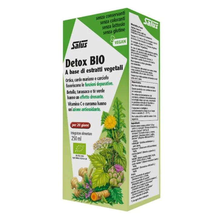 Salus Detox Bio Integratore Depurativo e Drenante 250 ml