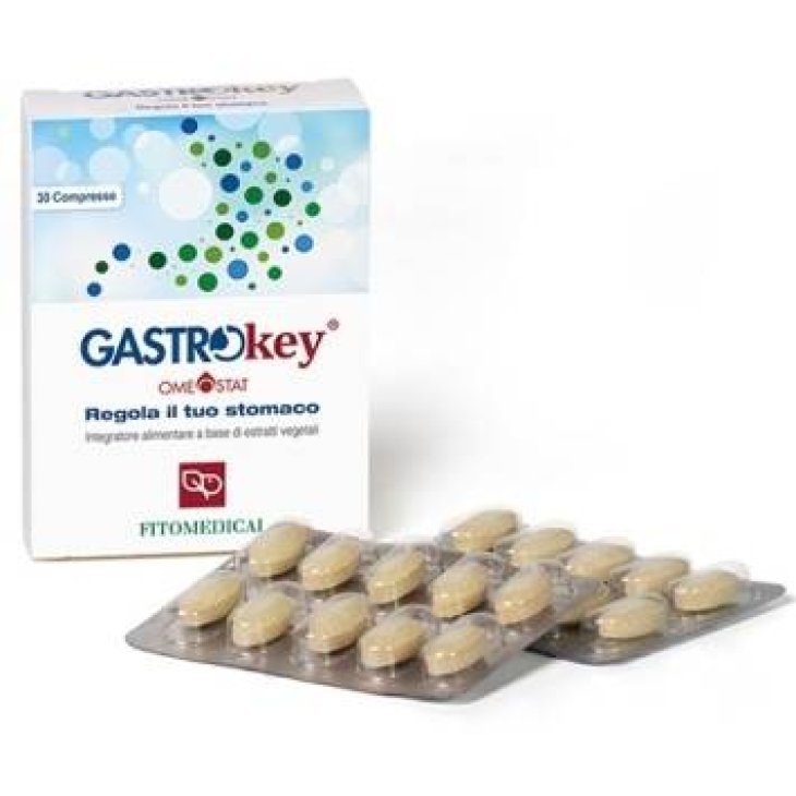 Fitomedical Gastrokey Integratore contro Acidità e Reflusso 30 compresse