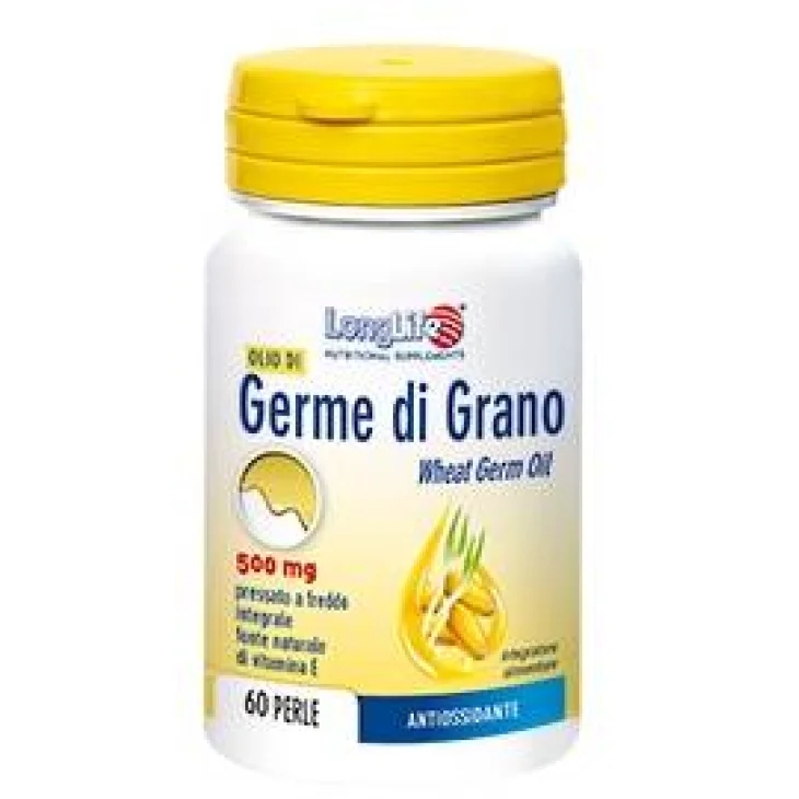 Longlife Olio Germe di Grano Integratore antiossidante 60 Perle