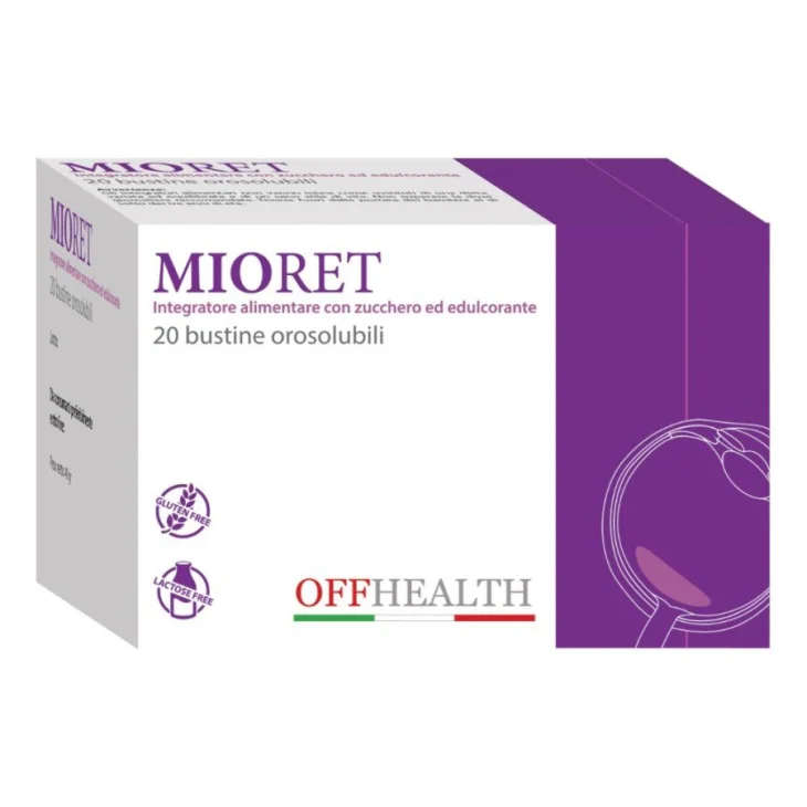 Offhealth Mioret Integratore Alimentare Benessere Microcircolo E Vista 20 Bustine Orosolubili