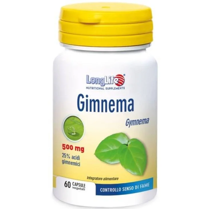 Longlife Gimnema Integratore per controllo senso fame 60 Capsule Vegetali