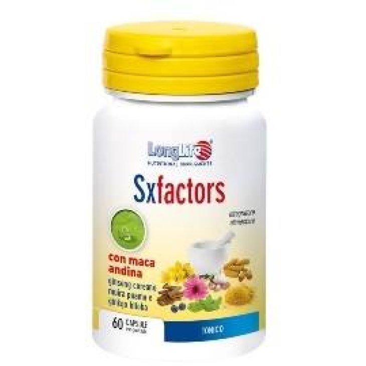 Longlife SX Factors Integratore per memoria e concentrazione 60 Capsule Vegetali