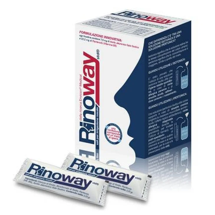 Rinoway Sali isotonici per il lavaggio nasale 60 bustine