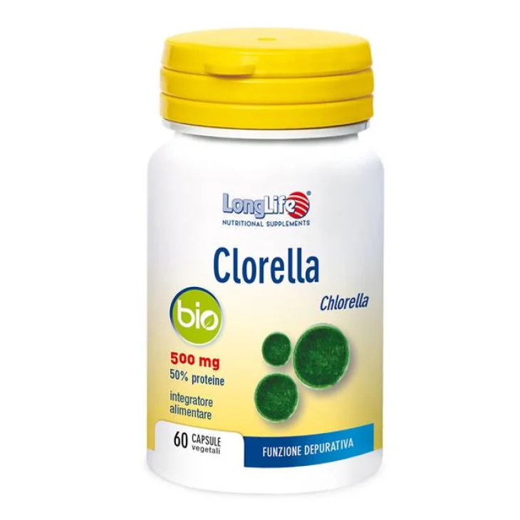 Longlife Clorella Bio Integratore Depurativo 60 capsule