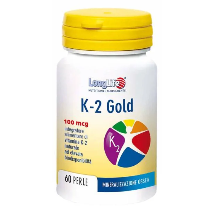 Longlife K-2 Gold Integratore Vitamina K 60 perle