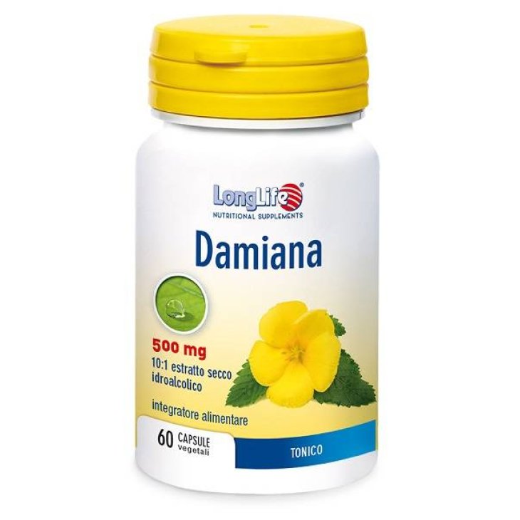 Longlife Damiana Contro Stanchezza Fisica e Mentale 60 capsule