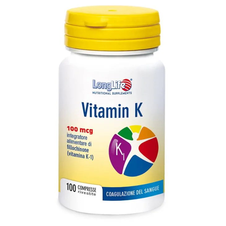Longlife Vitamin K 100 MCG 100 compresse