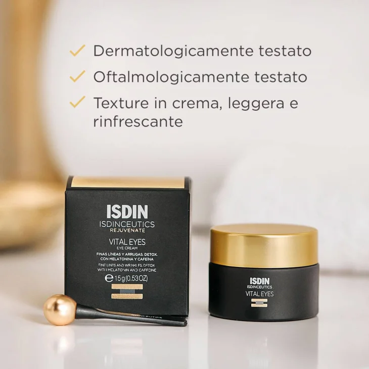 Isdin Isdinceutics Vital Eyes Crema Riparatrice Contorno Occhi 15 g