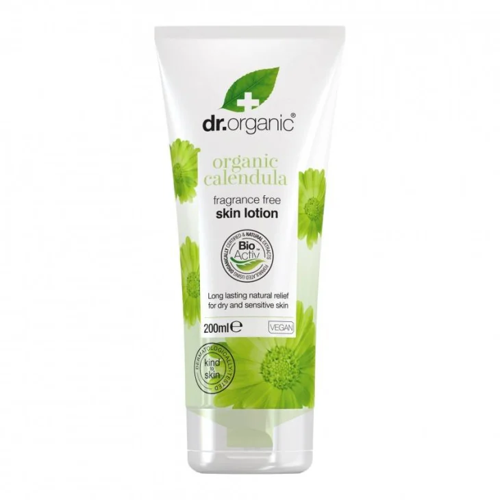 Dr Organic Calendula Crema lenitiva per il corpo 200 ml