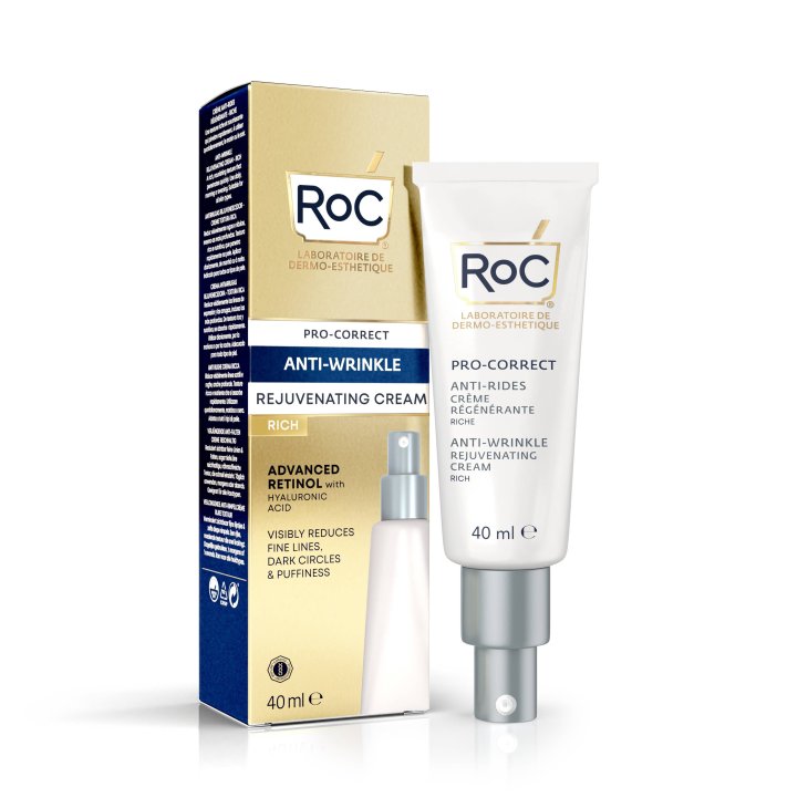 Roc Retinol Correxion Pro-Correct Crema Viso Anti-rughe Ricca 40 ml