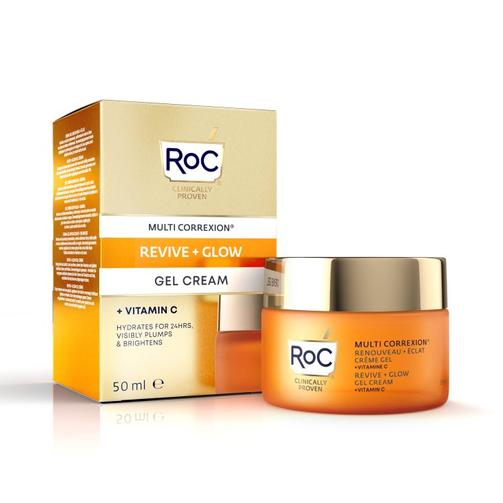 Roc Multi Correxion Revive + Glow Crema Viso Gel Illuminante 50 ml