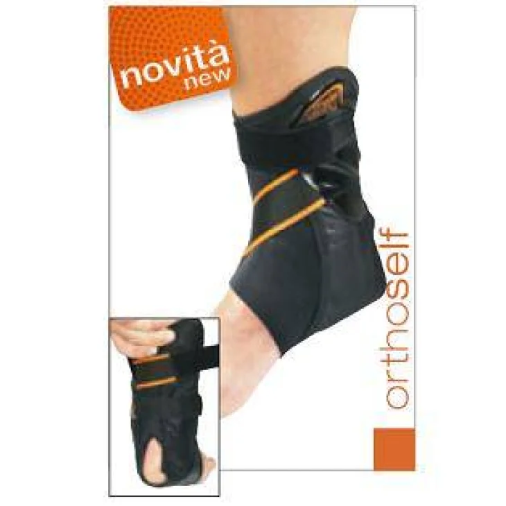 TUTORE BIVALVA CON TIRANTE LATERALE MEDIALE MALLEOSTRONG MISURA MEDIUM SX
