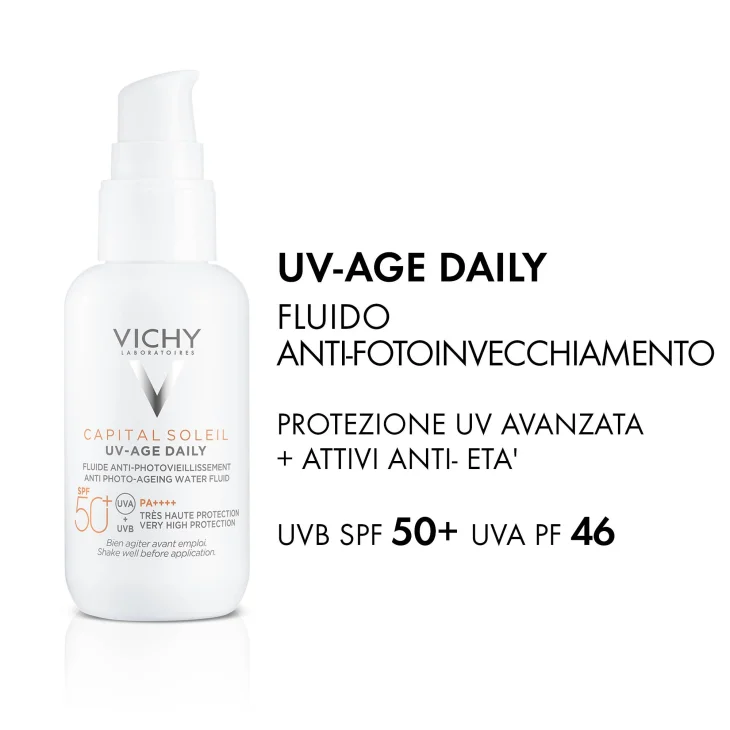 Vichy Capital Soleil UV-Age Daily- Fluido Anti Fotoinvecchiamento SPF50+ 40 ml