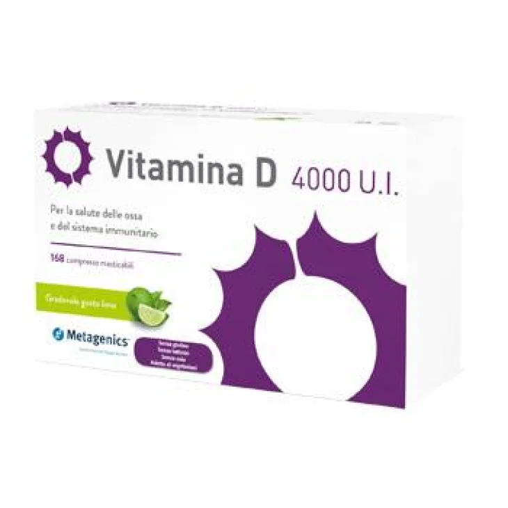 Metagenics Vitamina D 4000 UI 84 compresse masticabili