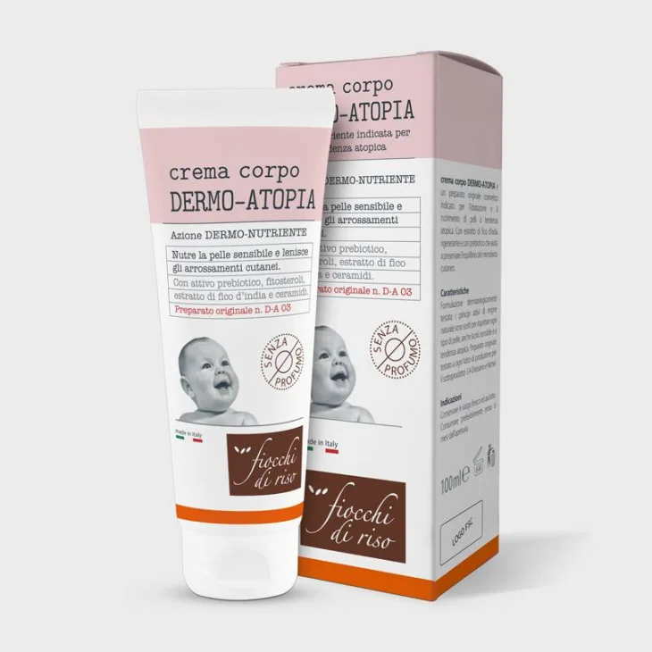 Fiocchi Di Riso Dermo-Atopia Crema Corpo per Pelli Atopiche 100 ml